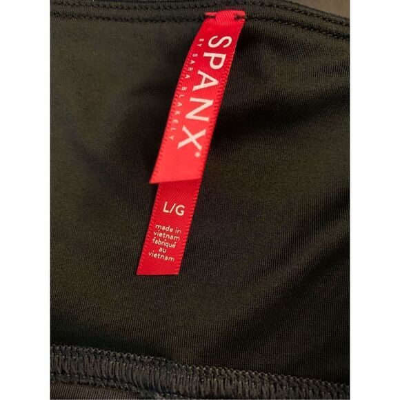 SPANX leggings blue velvet women’s size large - Picture 3 of 5